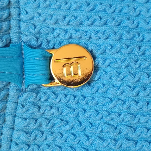 Bleu by Rod Beattie Women's Blue High Waisted Bikini Bottoms Sizes 12, 14 - Picture 10 of 12